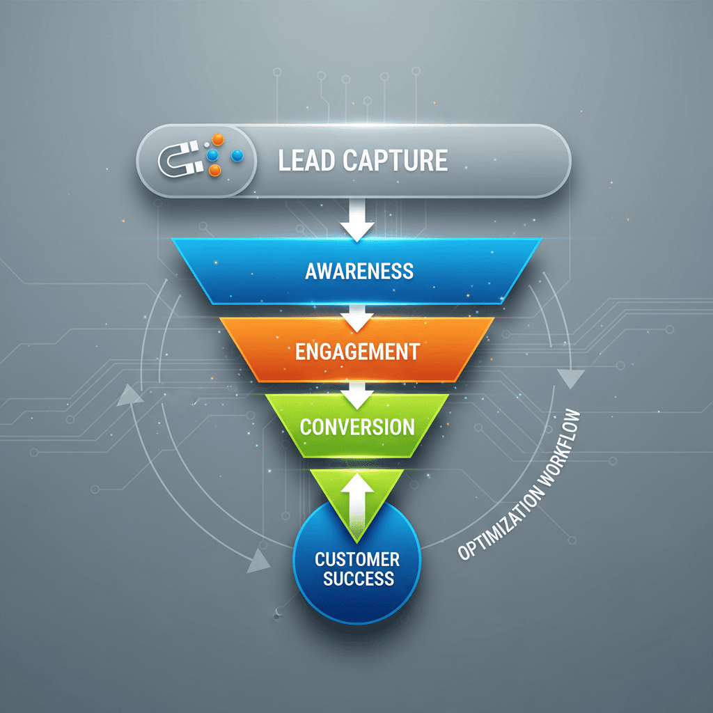 Lead capture funnel system