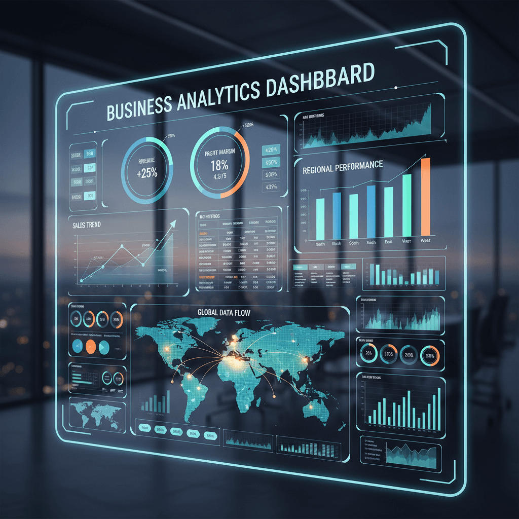 Custom KPI analytics dashboard