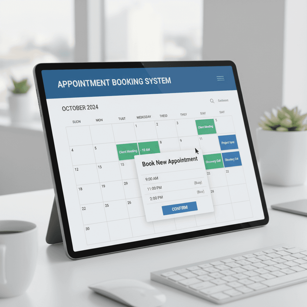 Automated appointment booking system